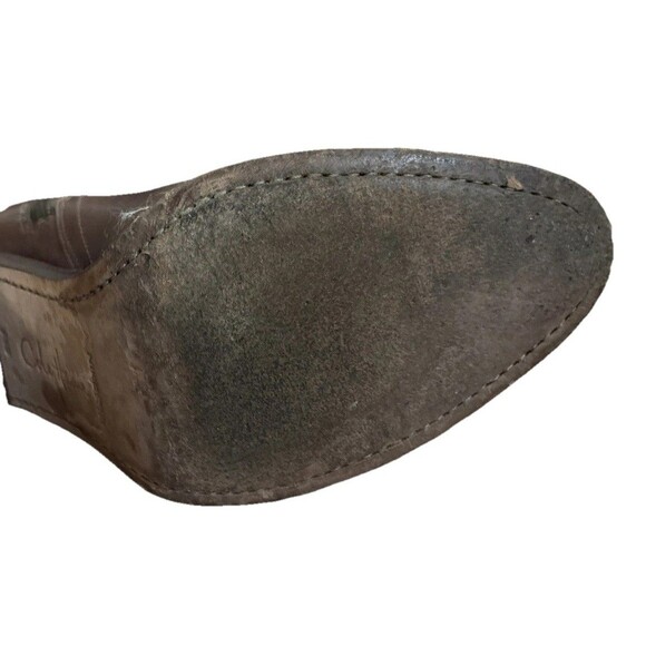 Cole Haan Leather Boots Size 9.5 – Brown Mid-Calf Knee-High Block Heel Buckle - Picture 6 of 7